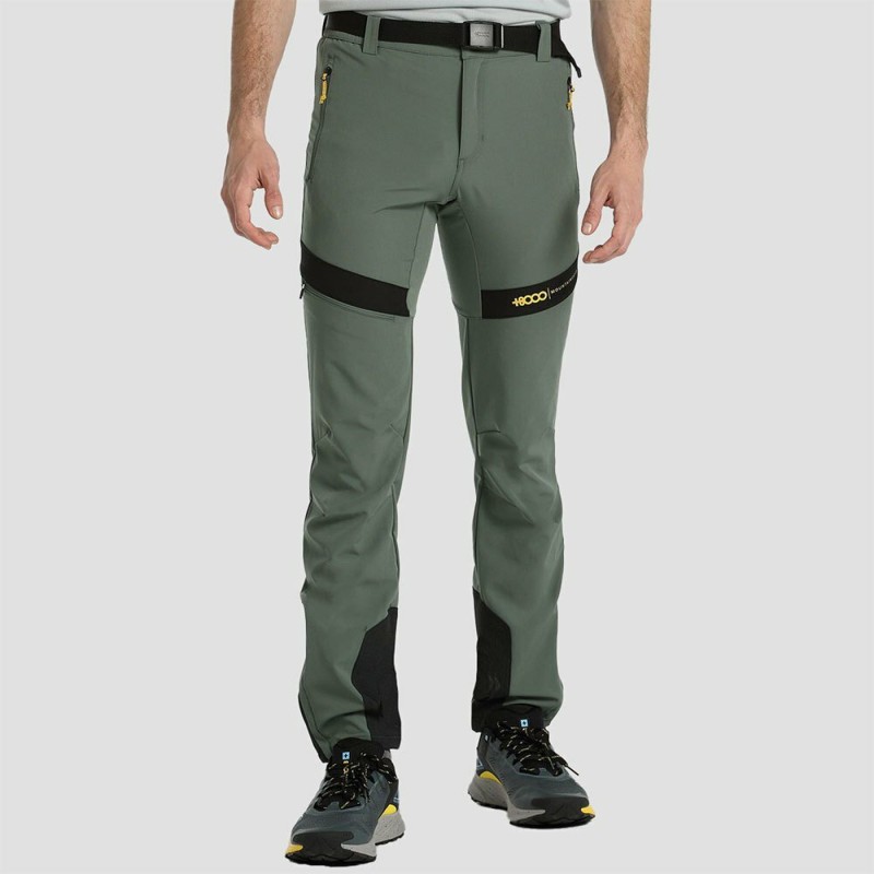 Pantalón Montaña +8000 SANABE 812648-813 Verde Hombre Trekking
