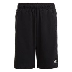 PANTALON CORTO ADIDAS-U 3S WN SHORT-HR6332 NEGRO NIÑO CLASICO