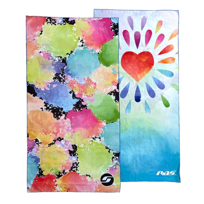 TOALLA MULTICOLOR RAS AQUAREL 90X180 A05041