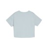 CAMISETA PUMA BLOSSOM SURF 680439-22 AZUL NIÑA MANGA CORTA ALGODON