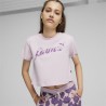 CAMISETA PUMA BLOSSOM GRAPE 680439-60 VIOLETA NIÑA