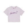 CAMISETA PUMA BLOSSOM GRAPE 680439-60 VIOLETA NIÑA