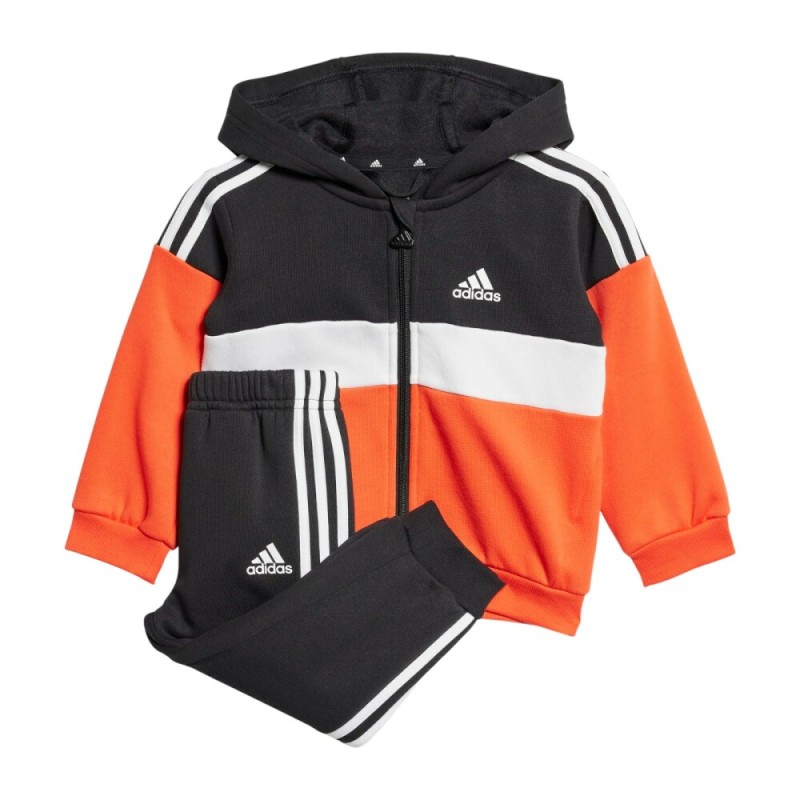 CHANDAL ADIDAS  BRIRED  IW3491 NEGRO-NARANJA NIÑO ALGODON