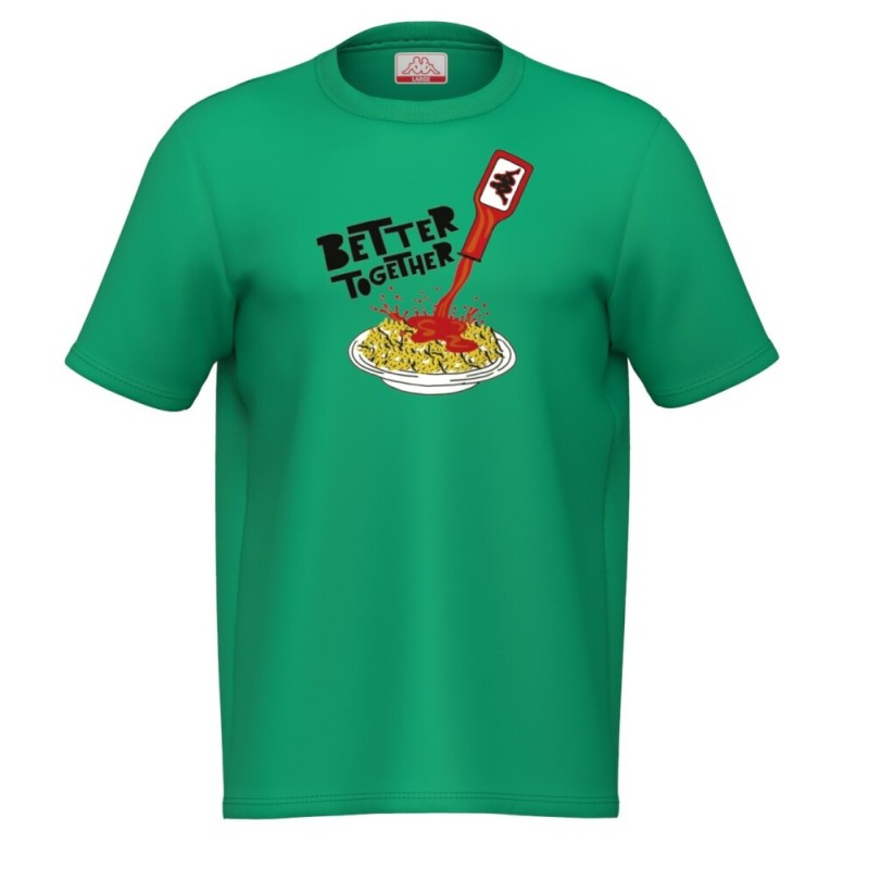 CAMISETA KAPPA GLESTO TBAR BLARNEY 351U8GW-WF5 VERDE HOMBRE