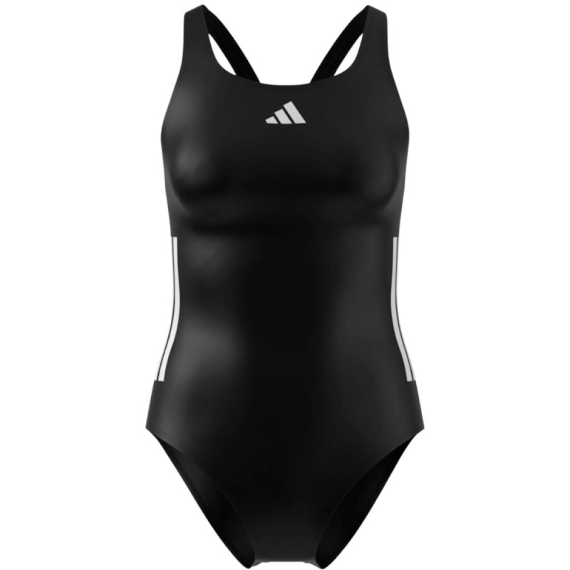 Bañador Negro ADIDAS 3S BLD SWIMSUIT BLACK/WHITE MUJER