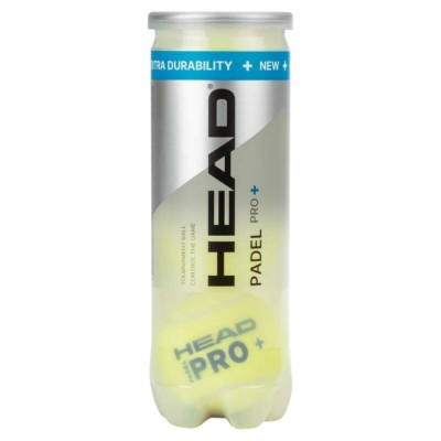 Bote 3 pelotas Head Padel pro +