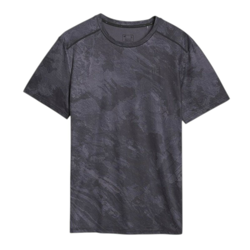 CAMISETA 4F 4FWSS25TFTSM1216-21A NEGRA HOMBRE MANGA CORTA