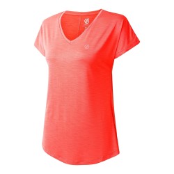 Camiseta pico rosa Dareb rosa mujer