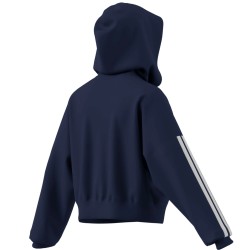 Chaqueta de chandal Azul Adidas-W 3S FT QZ HD-JN1944 AZUL-MUJER