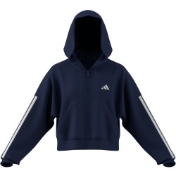 Chaqueta de chandal Azul Adidas-W 3S FT QZ HD-JN1944 AZUL-MUJER