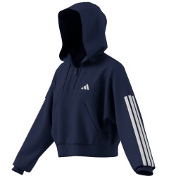 Chaqueta de chandal Azul Adidas-W 3S FT QZ HD-JN1944 AZUL-MUJER