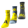 Calcetines Adidas-SMILEY SOCKS-JG5804 GRIS ANTRACITA-UNISEX JUNIOR