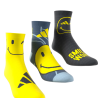 Calcetines Adidas-SMILEY SOCKS-JG5804 GRIS ANTRACITA-UNISEX JUNIOR