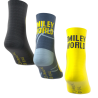 Calcetines Adidas-SMILEY SOCKS-JG5804 GRIS ANTRACITA-UNISEX JUNIOR