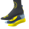 Calcetines Adidas-SMILEY SOCKS-JG5804 GRIS ANTRACITA-UNISEX JUNIOR
