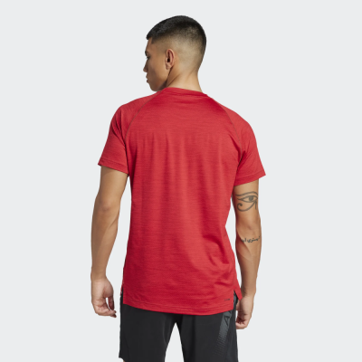 Camiseta manga corta Adidas-GYM+ TEE-JC5236 VIOLETA-HOMBRE