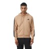 SUDADERA MARRON ADIDAS HOMBRE CREMALLERA