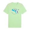 Camiseta manga corta Verde Puma-GRAPHICS Multiple Cat Logo Tee-684826-49-VERDE UNISEX