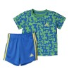 CONJUNTO ADIDAS BK3007 VERDE-AZUL NIÑO CINTURA ELASTICA