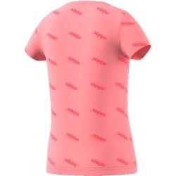 CAMISETA  ADIDAS YG FAV T FM0749 ROSA NIÑA MANGA CORTA