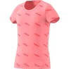 CAMISETA  ADIDAS YG FAV T FM0749 ROSA NIÑA MANGA CORTA