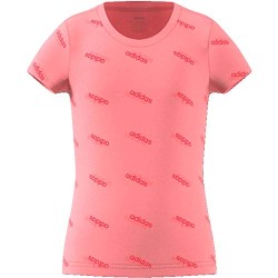 CAMISETA  ADIDAS YG FAV T FM0749 ROSA NIÑA MANGA CORTA