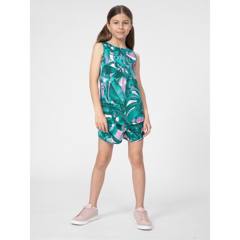 BAÑADOR 4F-BOARD SHORTS  F032  4FJSS23UBDSF032-93A VERDE NIÑA PLAYA