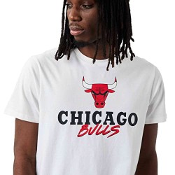 NEW ERA NBA SCRIPT TEE CHIBULL WHFDR
