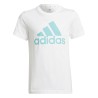 CAMISETA ADIDAS B BL T HE9282 blanca unisex manga corta