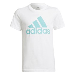 CAMISETA ADIDAS B BL T HE9282 blanca unisex manga corta