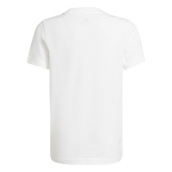 CAMISETA ADIDAS B BL T HE9282 blanca unisex manga corta