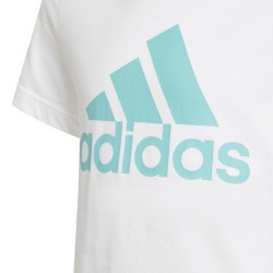 CAMISETA ADIDAS B BL T HE9282 blanca unisex manga corta