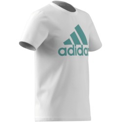 CAMISETA ADIDAS B BL T HE9282 blanca unisex manga corta
