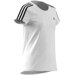 CAMISETA ADIDAS-G 3S T HM4471 BLANCO/NEGRO NIÑA MANGA CORTA