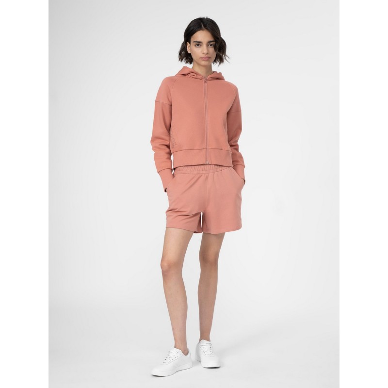 PANTALON CORTO 4F-SHORTS CAS  F070 4FSS23TSHOF070-64S CORAL MUJER CORDON