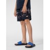 PANTALON CORTO 4F-BOARD SHORTS  M021 4FJSS23UBDSM021-90A NEGRO NIÑO