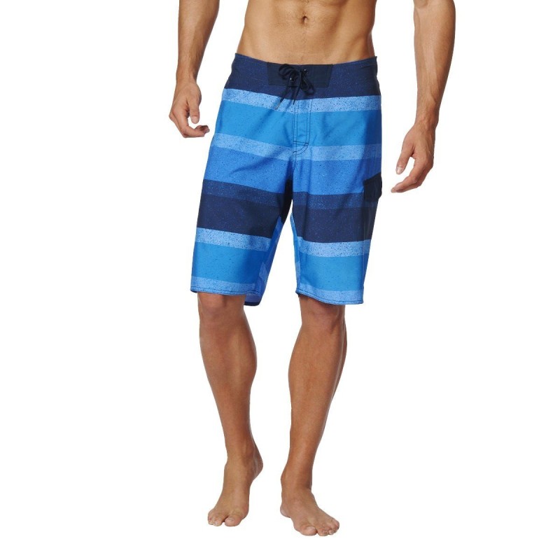 BAÑADOR ADIDAS  BJ8579 AZUL HOMBRE LARGO