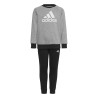 CHANDAL ADIDAS-LK BOS JOG FL HM9392 BRGRIN/BLANCO NIÑO ALGODON