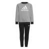 CHANDAL ADIDAS-LK BOS JOG FL HM9392 BRGRIN/BLANCO NIÑO ALGODON