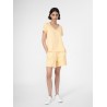 PANTALON CORTO 4F-SHORTS CAS  F070 4FSS23TSHOF070-73S AMARILLO MUJER