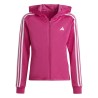 CHAQUETA CHANDAL ADIDAS-G  TR-ES 3S FZH-HR5793 ROSA MUJER