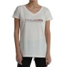 Camiseta +8000 LATAZ 071 Blanca Mujer Trekking