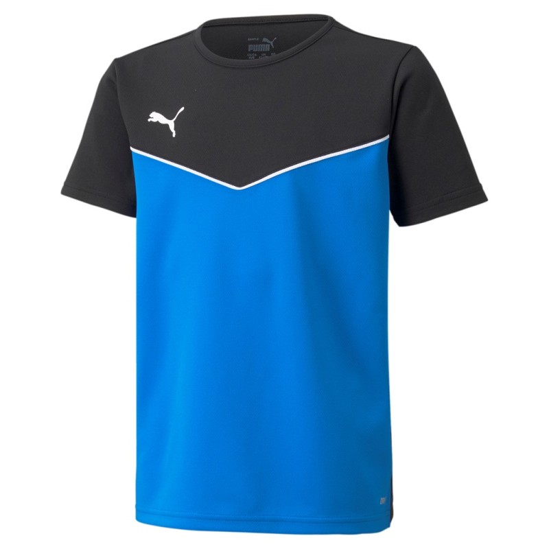 CAMISETA PUMA RISE Jerse-06 65752706 AZUL Y NEGRA HOMBRE MANGA CORTA