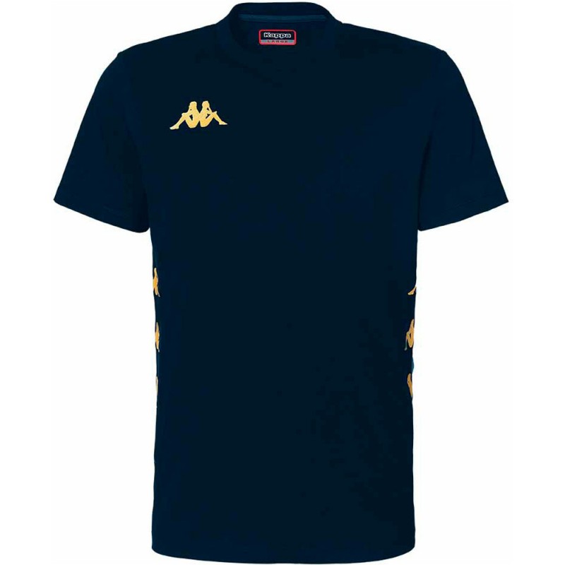 CAMISETA MANGA CORTA KAPPA-GIOVO-193 NEGRA HOMBRE MANGA CORTA