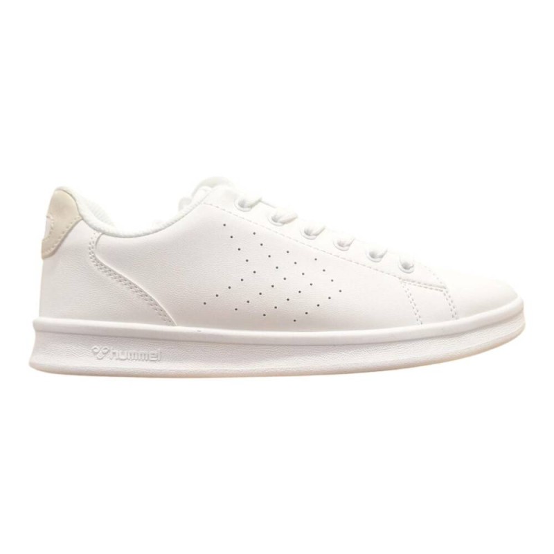 Zapatilla de Moda para UNISEX HUMMEL COURT LINE WHITE/BONE WHITE