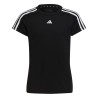CAMISETA ADIDAS-G TR-ES 3S T-HR5772 NEGRA UNISEX TRANSPIRABLE