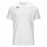 CAMISETA KAPPA-GIOVO-001 381P1EW-001 BLANCA HOMBRE MANGA CORTA