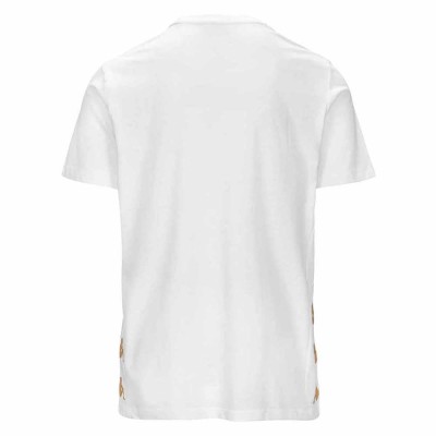 CAMISETA KAPPA-GIOVO-001 381P1EW-001 BLANCA HOMBRE MANGA CORTA