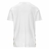 CAMISETA KAPPA-GIOVO-001 381P1EW-001 BLANCA HOMBRE MANGA CORTA