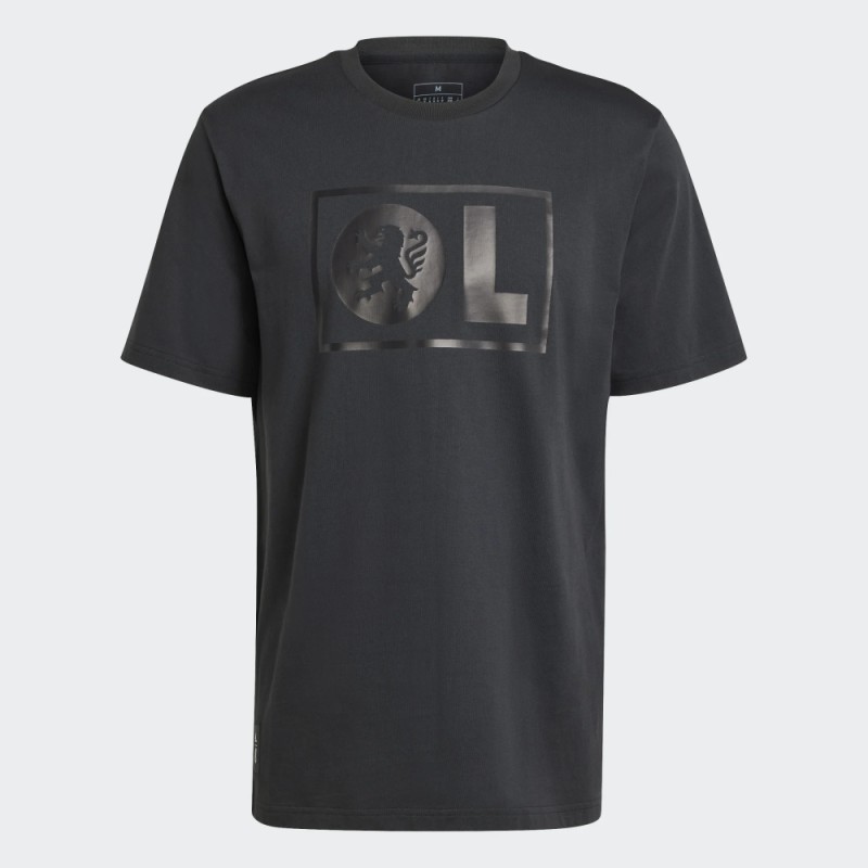 Camiseta negra Adidas negra hombre